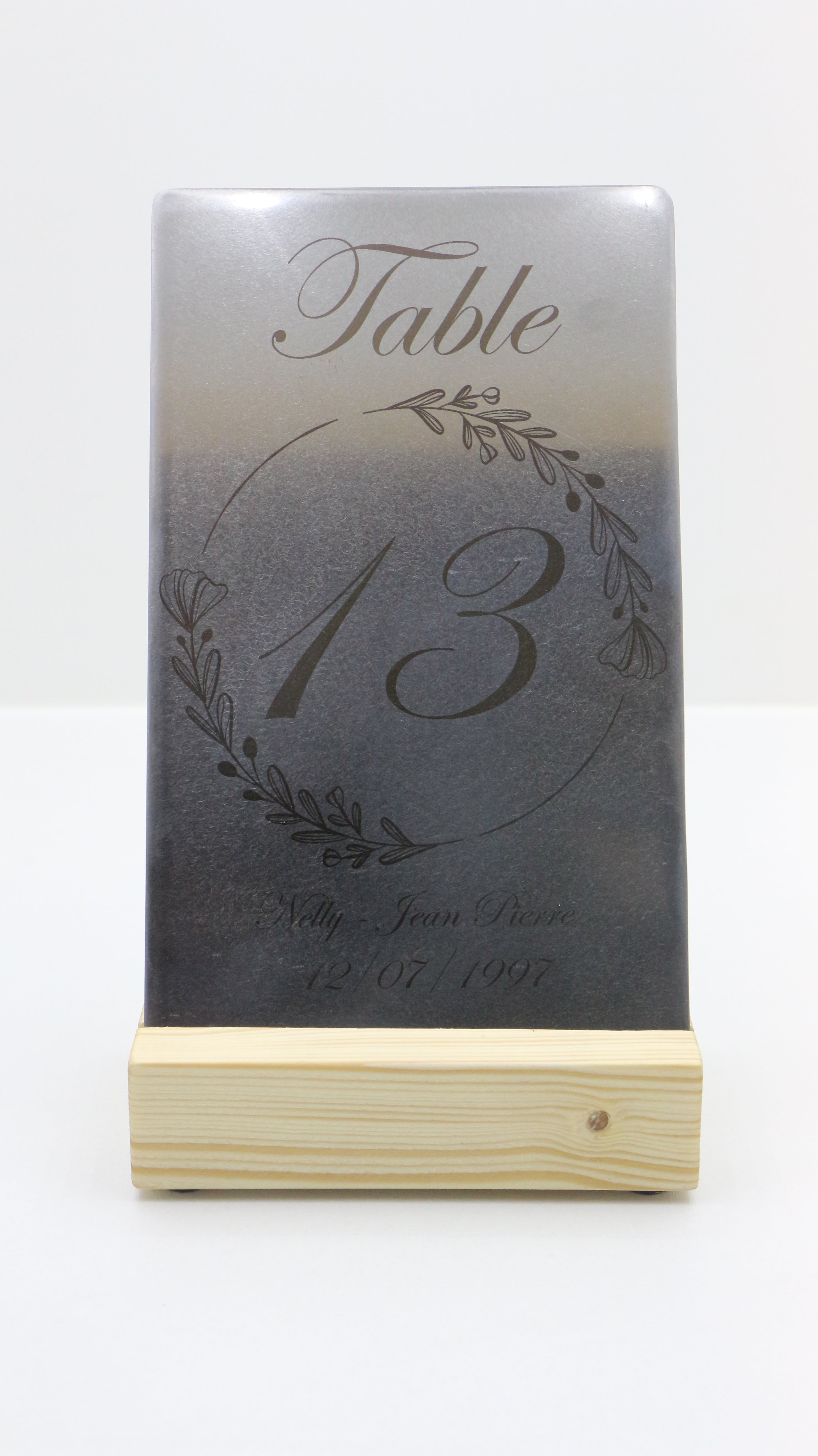 Numéro de table Personnalisable