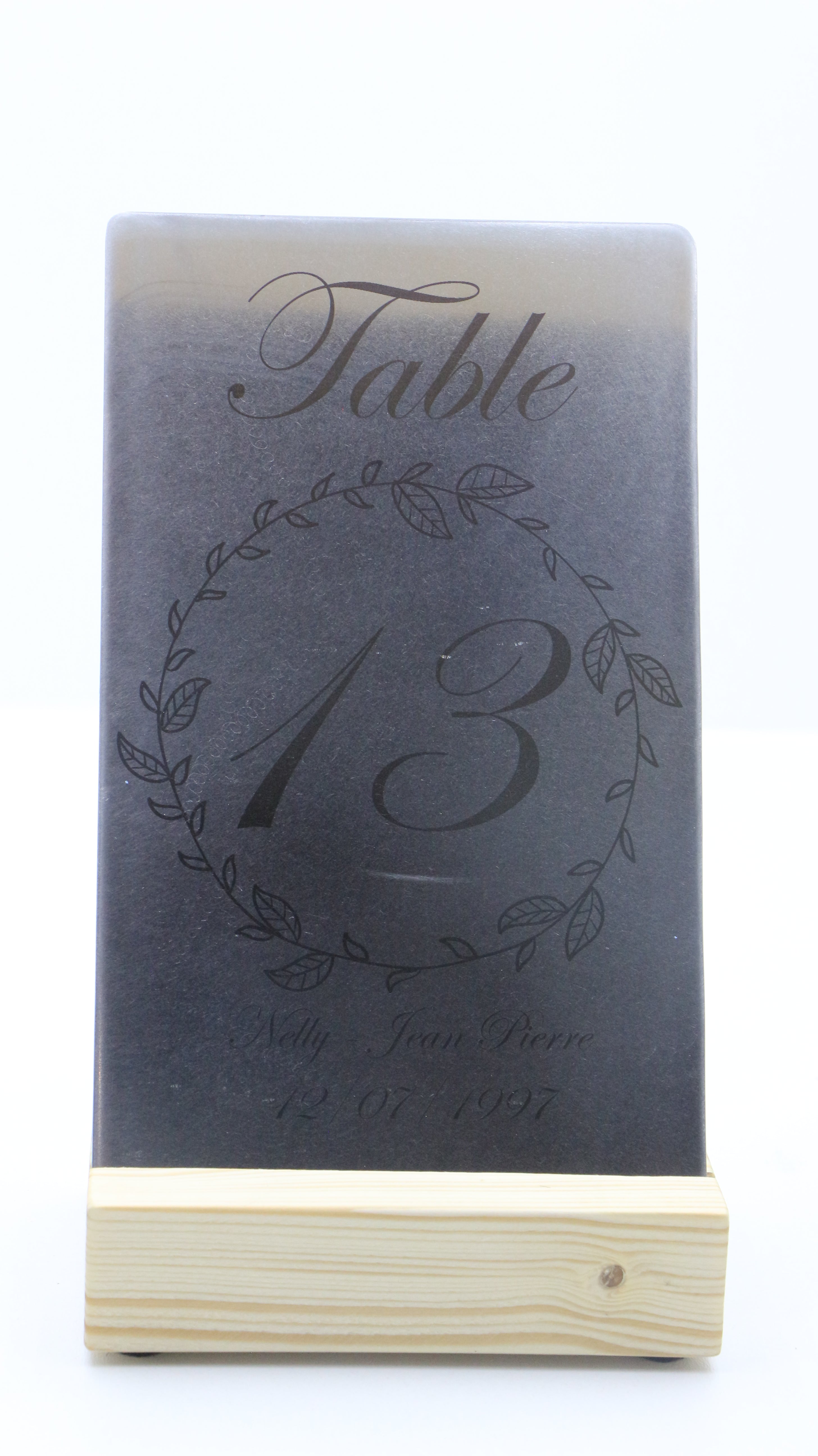 Numéro de table Personnalisable