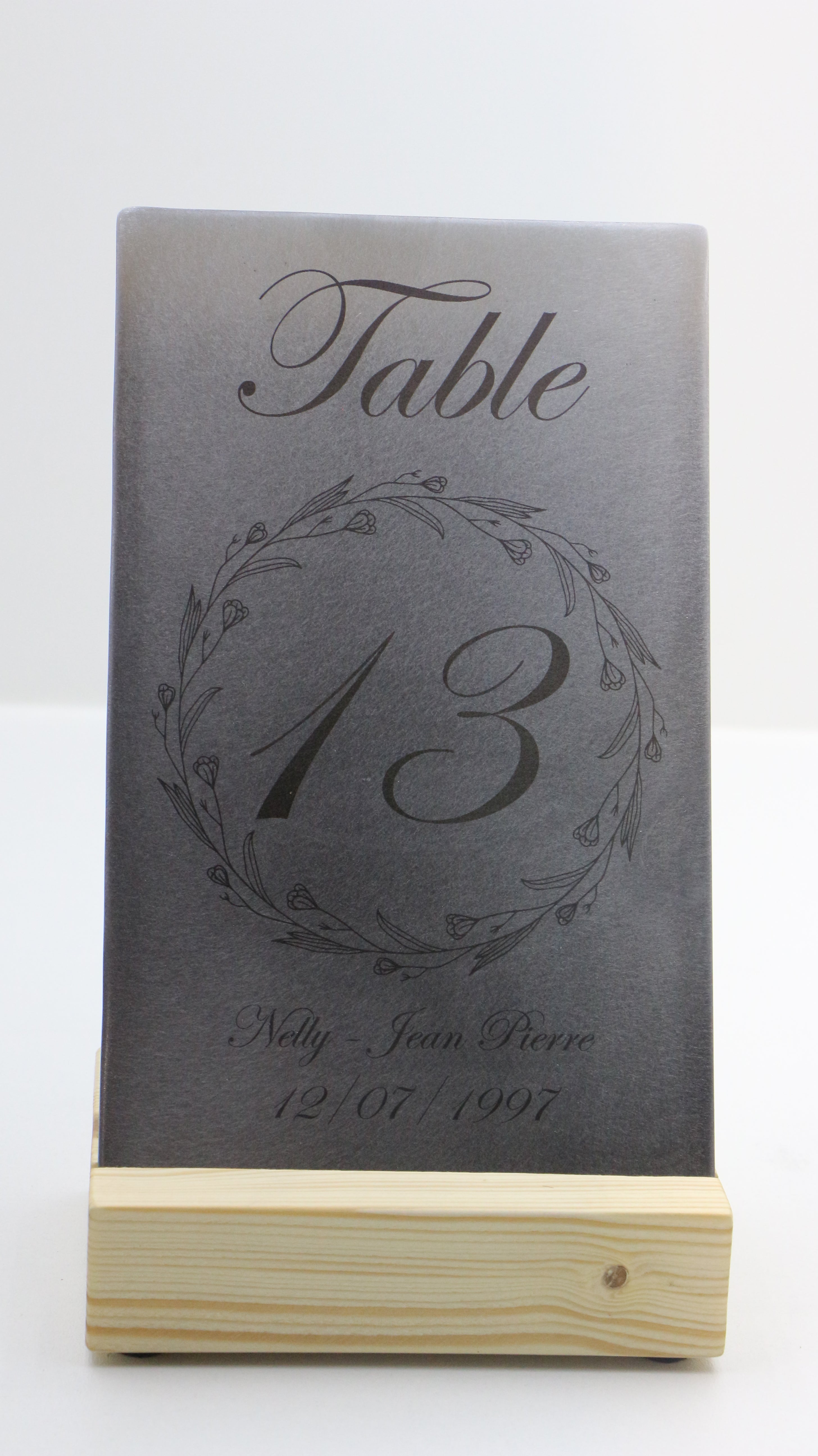 Numéro de table Personnalisable