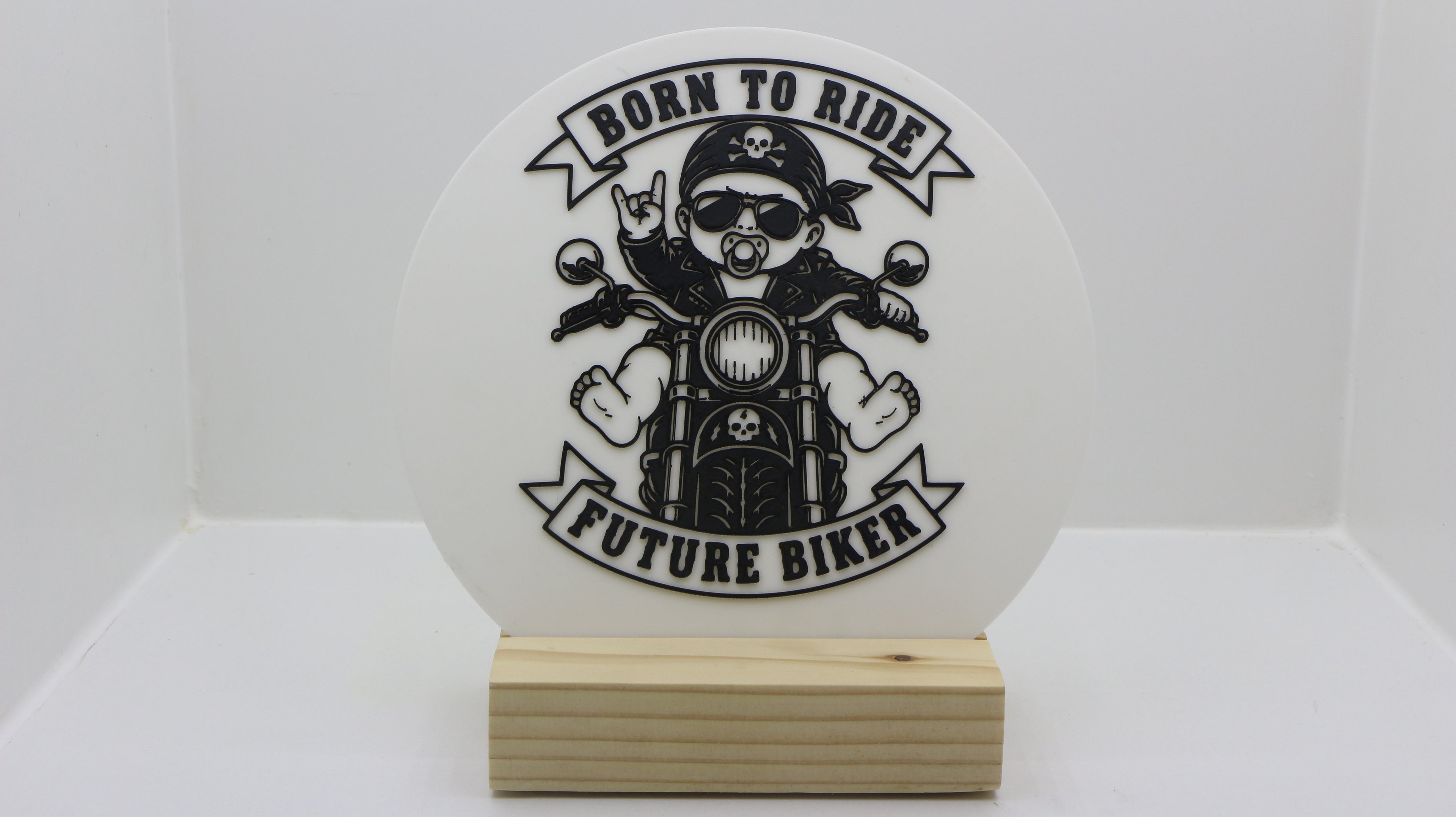 Lampes 3D (thème motard)