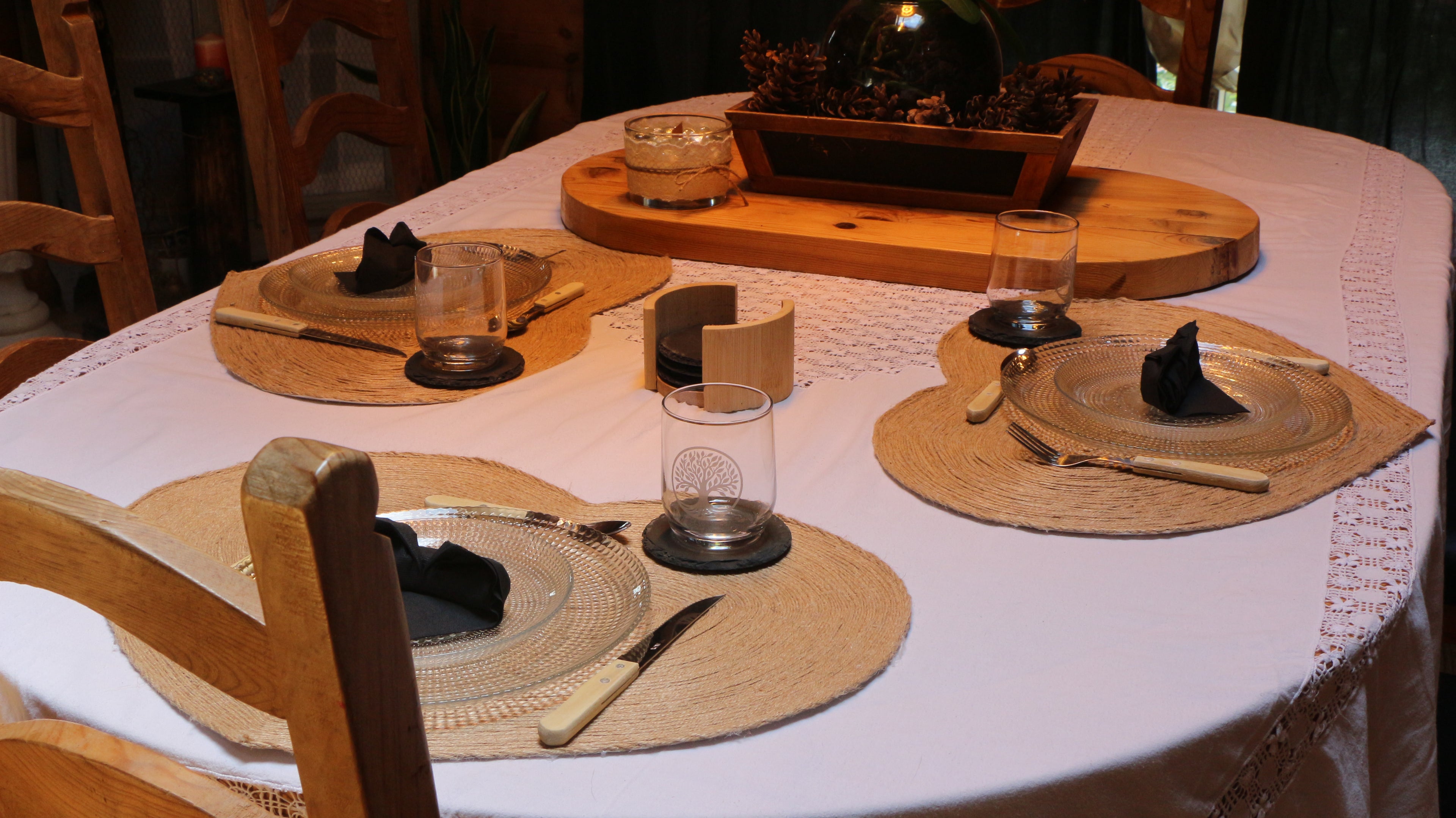 Verres gravés au laser